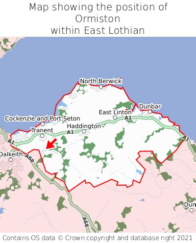 Where is Ormiston? Ormiston on a map