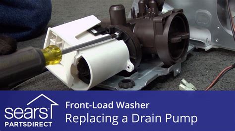 Replacing the Drain Pump on a Front-Load Washer - YouTube