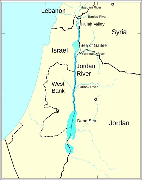 Jordan River - MapSof.net