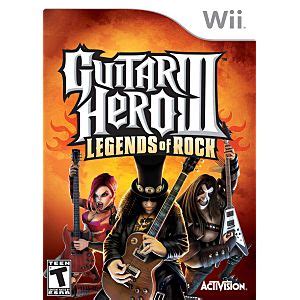 Guitar Hero III: Legends of Rock Nintendo WII Game