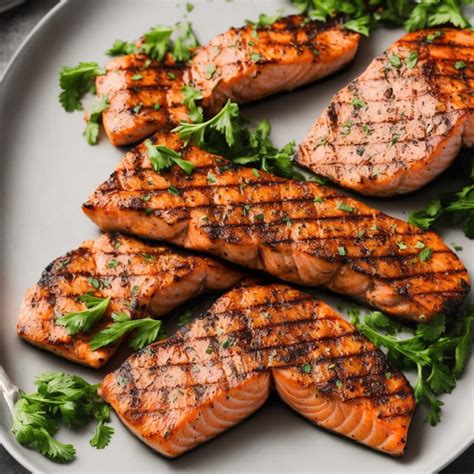 Grilled Salmon Steaks Italian-Style Recipe | Recipes.net