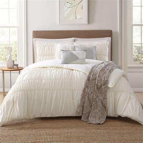 Jennifer Adams Home Solid Textured 7-piece Comforter Set | Comforter sets, Bedding sets, Comforters