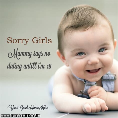 cute baby funny quotes pics with name