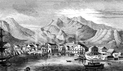 Honolulu Harbor, Circa 1860s stock photos - FreeImages.com