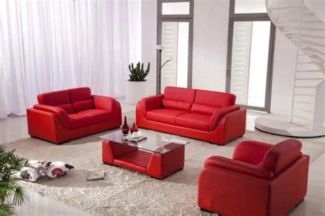 Red Leather Sofa Living Room Ideas: Interior Design Ideas | Couch ...