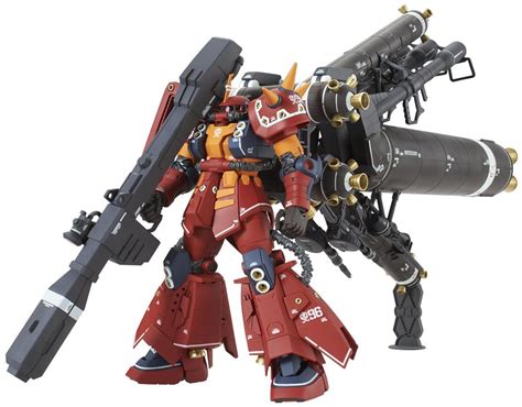 Gundam Master Grade 1/100 Scale Model Kit: MS-06R Zaku II High Mobility ...