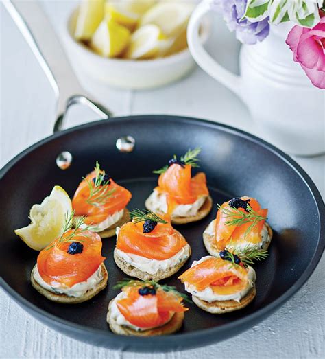 Blinis with Smoked Salmon and Cream Cheese - Le Creuset Recipes ...