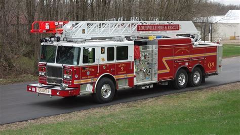 Louisville Fire & Rescue Quint 9 | Fire rescue, Fire trucks, Old tractors