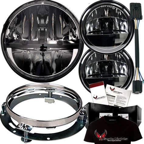 Eagle Lights Complex Reflector Series 7" Round LED Headlight with LED ...