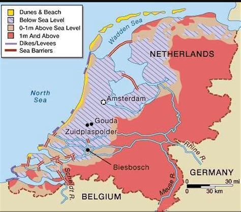 How Much of the Netherlands is actually Living below sea Level?