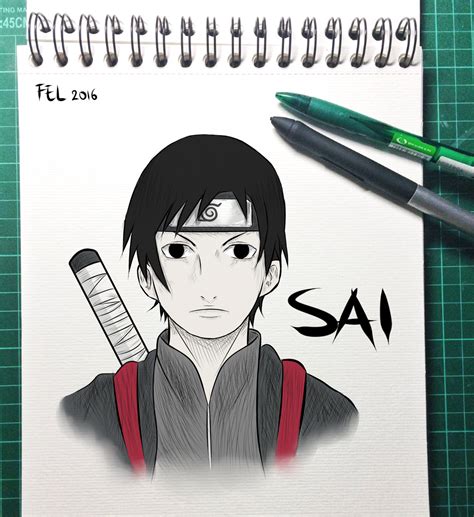 Sai (Naruto Shippuden) Coloured Doodle by Shinobi-Arts on DeviantArt