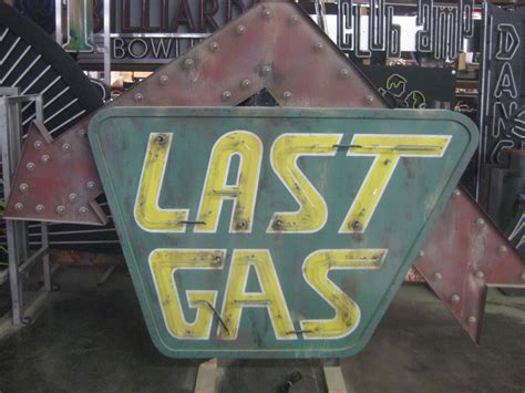 Vintage Neon Signs For Sale! californiavintageneon.com — LAST GAS ...