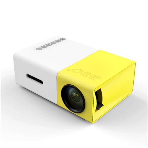 YG-300 LCD Mini Support 1080P Portable LED Projector Home Cinema ...