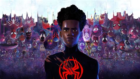 Miles Morales Spider-Man Across 4K #7911j Wallpaper PC Desktop