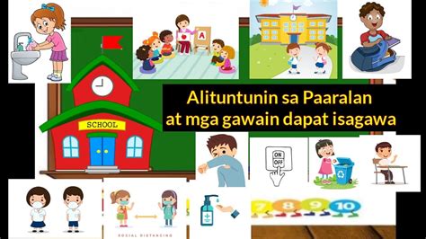 Alituntunin Sa Paaralan Worksheet