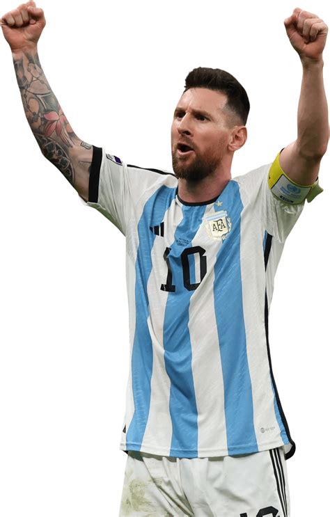 Lionel Messi Argentina football render - FootyRenders