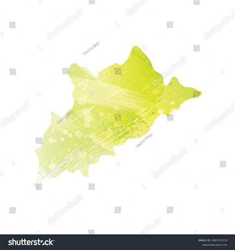 Vector Map Tirana Isolated Vector Illustration Stock Vector (Royalty ...