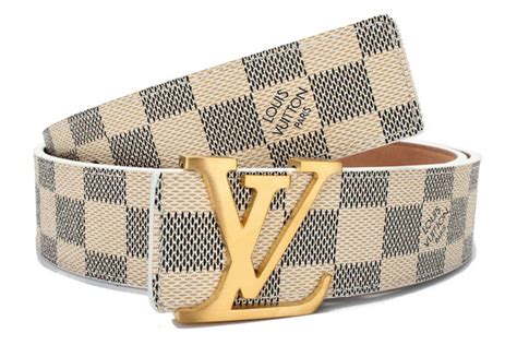 Brown Damier Louis Vuitton Belt Gold Buckle | semashow.com