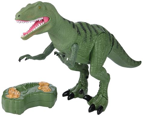 RC Dinosaur Planet Remote Controlled Battery Operated RC Toy Deinonychus Raptor Figure w/Shaking ...