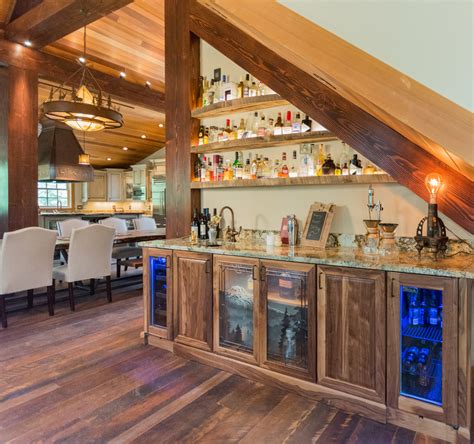 Rustic Kitchen Cabinets - Rustic - Home Bar - Portland - by Diana Paul ...