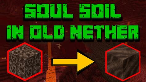 How To Turn Soul Sand Into Soul Soil (Java 1.16+) - YouTube