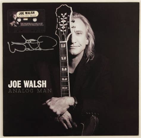 Lot Detail - Joe Walsh Signed "Analog Man" Album Cover