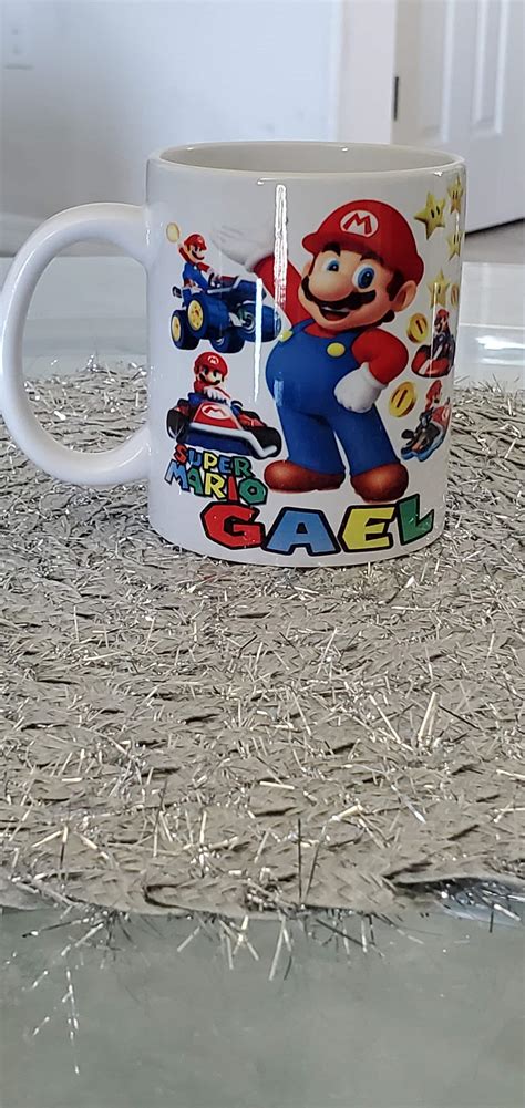 Personalized Super Mario Mugsuper Mario Giftmario Video | Etsy