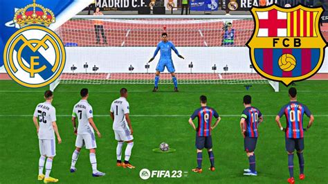 FIFA 23 TEAM RONALDO V TEAM MESSI CHAMPIONS LEAGUE FINAL PENALTY SHOOTOUT - YouTube