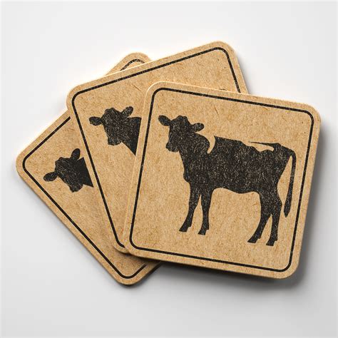 Dairy Cow Tags- SVG, PNG, DXF Instant Download for Cricut, Silhouette, Laser Machines