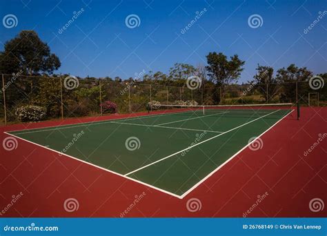 Tennis Court New Surface stock image. Image of surface - 26768149