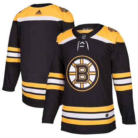 adidas Boston Bruins Black Home Authentic Blank Jersey