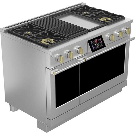 Monogram 48" Dual Fuel Professional Range With 4 Burners Grill and ...