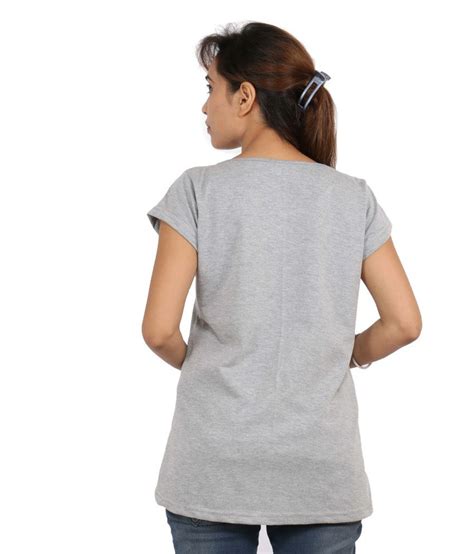 Leo Clothing Gray Cotton Tops - Buy Leo Clothing Gray Cotton Tops Online at Best Prices in India ...