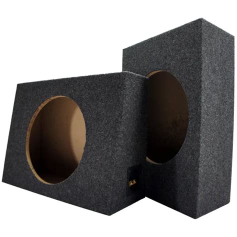 Single 12" Subwoofer Standard Cab Truck Sub Box Enclosure Two Pack (2 Items) | 112TRUCK2PACK