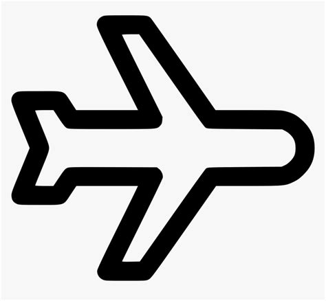 Plane Emoji Png -flight Mode Plane Aeroplane Signal - Plane Black And White Emoji, Transparent ...