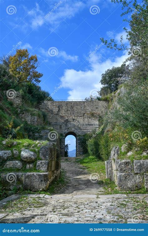 The Historic City of Velia, Italy. Stock Photo - Image of monuments ...