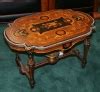 Rare 19th C. Inlaid American Victorian Coffee Table For Sale | Antiques.com | Classifieds