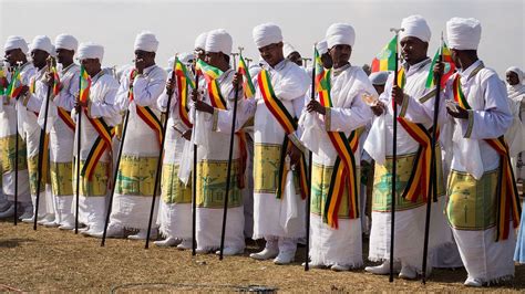 This is a picture of Ethiopian Orthodox clergy during Theophany. : r ...