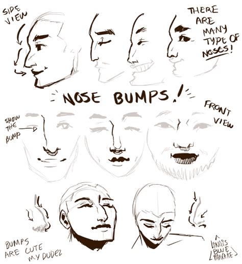 How do you draw a nose with a bump Also my Nena... - Poses and Expressions!