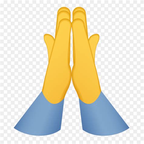 Folded hands gestures emoji on transparent background PNG - Similar PNG