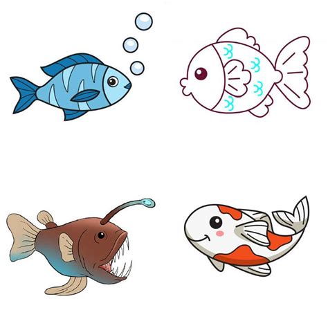 25 Easy Fish Drawing Ideas - How to Draw a Fish