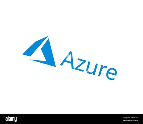 Microsoft Azure, rotated logo, white background B Stock Photo - Alamy