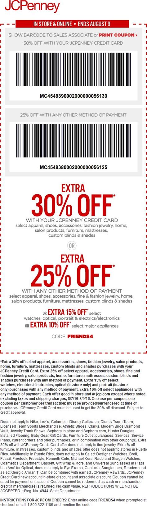 Jcpenney Printable Coupons