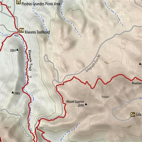 Printable South Mountain Trail Map | ubicaciondepersonas.cdmx.gob.mx