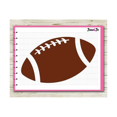 Football Svg,Football Silhouette files, DXF Png Pdf JPG EPS - Inspire Uplift