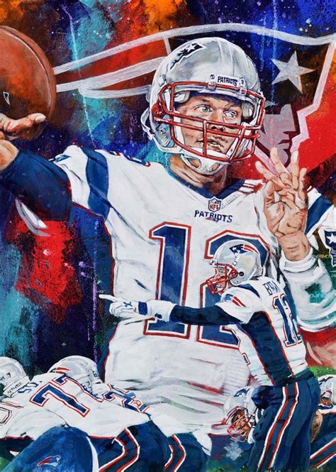 Tom Brady - New England Patriots fine art print – aDamnFineArtist.com