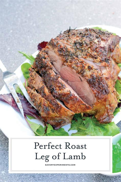 Herb Roast Leg of Lamb is an easy lamb recipe using fresh herbs, seasonings and high ...