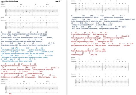 Latest Guitar Chord: Collin Raye - Love, Me (Chords)