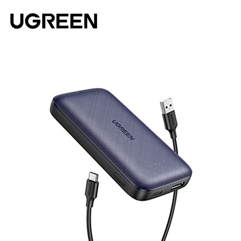 UGREEN POWERBANK 10000mAh MINI FAST CHARGING USB-A+C (BLUE)