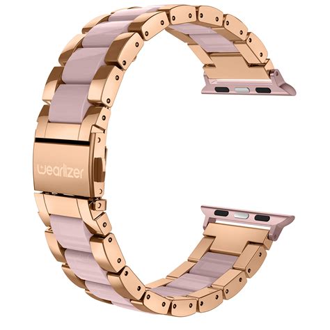 42mm Apple Watch Replacement Stainless Steel Wrist Band Strap iWatch Rose Gold | eBay